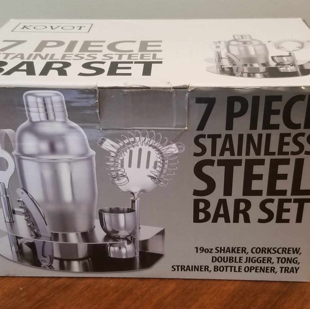 Stainless steel bar set